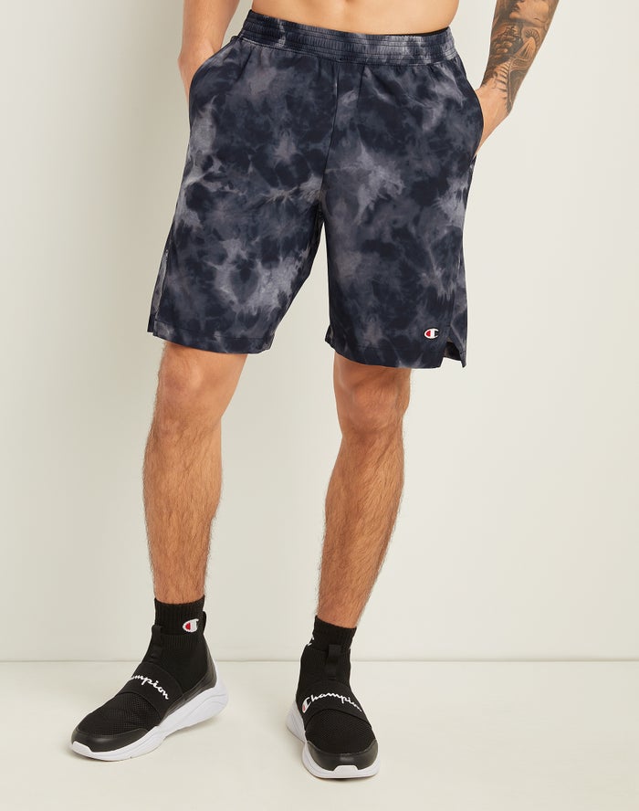 Champion Sport Print - Miesten Laivastonsininen Shortsit - Suomi 4067853-QB